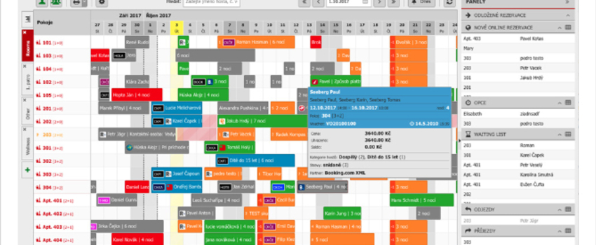 Grafik rezerwacji pokoi - Darmowy Excel czy płatny program hotelowy?